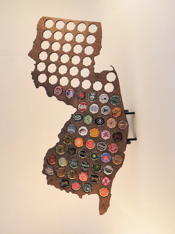 New Jersey Beer Cap Maps