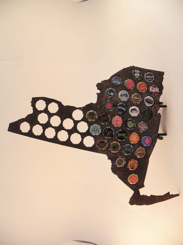 New York Beer Cap Map