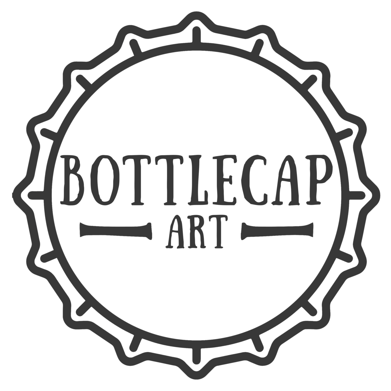 bottle cap logo